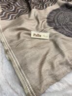 Samridhi (Tussar silk) - Grey - Image 5