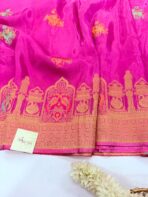 Shivanya (Mushru Kattan silk) -Dusty Magenta - Image 2