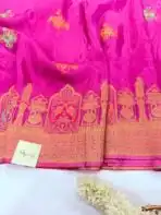 Shivanya (Mushru Kattan silk) -Dusty Magenta - Image 2