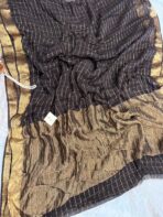 Dilruba (Crushed Viscose georgette) -  Black - Image 3