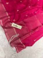 Shivanya (Mushru Kattan silk) - Rani Pink - Image 4