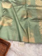 Srishti (Raw silk) - Pista Green