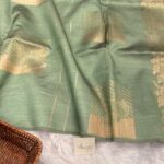 Srishti (Raw silk) - Pista Green