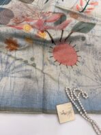 Crushed blooms (Fancy silk) - Blue - Image 2