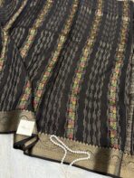 Shivanya (Mushru Kattan silk) - Black - Image 4