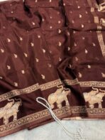 Shivanya (Mushru Kattan silk) - Kaapi - Image 2