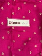 Dilruba (Crushed Viscose georgette) - Rani Pink - Image 4