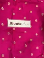 Dilruba (Crushed Viscose georgette) - Rani Pink - Image 4