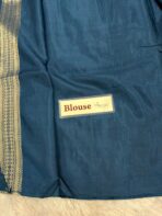 Shivanya (Mushru Kattan silk) - Teal - Image 7