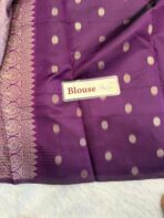 Lakshmi (Semi silk) - Lavender & Purple - Image 5