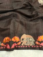 The Ele parade (Soft Jute silk) - Brown - Image 5