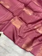Srishti (Raw silk) - Dusty rose - Image 2
