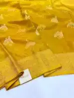 Shivanya (Mushru Kattan silk) - Brit Yellow