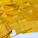 Shivanya (Mushru Kattan silk) - Brit Yellow