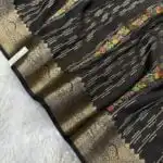 Shivanya (Mushru Kattan silk) - Black
