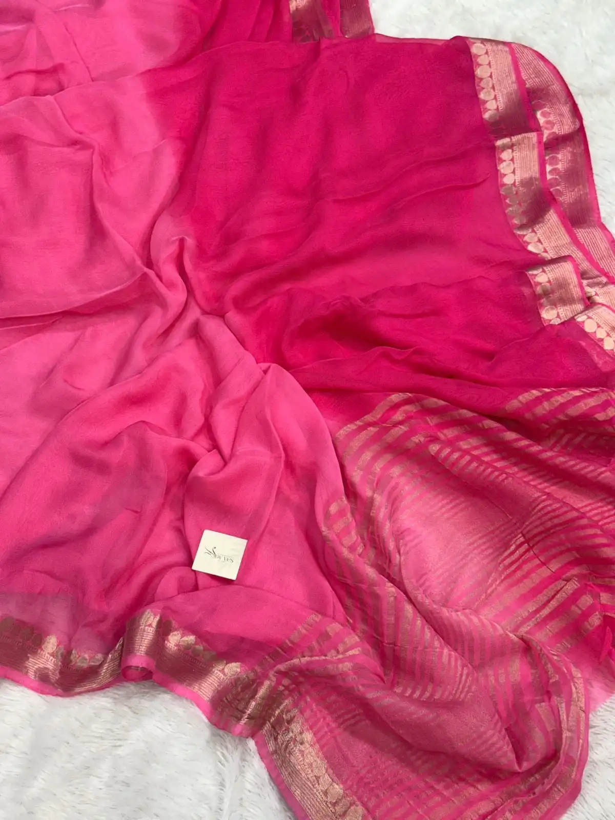 e0937fee-b69a-4fce-8641-7b9248bbfe61 Aira (Georgette silk) - Pink - Image 1