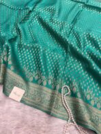 Shivanya (Mushru Kattan silk) - Jade - Image 2
