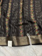 Shivanya (Mushru Kattan silk) - Black - Image 2