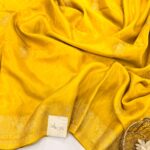 Shivanya (Mushru Kattan silk) - Sunshine yellow