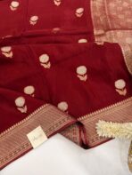 Shivanya (Mushru Kattan silk) - Cinnamon - Image 2