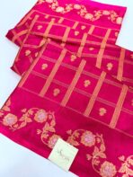 Shivanya (Mushru Kattan silk) - Hot pink - Image 2