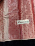 Varnam (Tissue Kancheevaram silk ) - Bright Salmon - Image 6