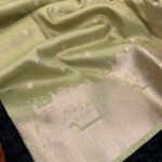 Kashi Vaibhavam (Banarasi soft silk) - Mint green
