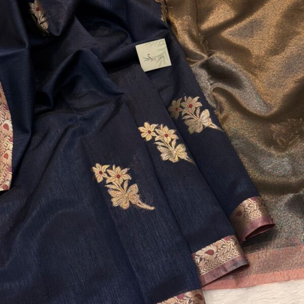 Arunthathi (Silk cotton) - Navy