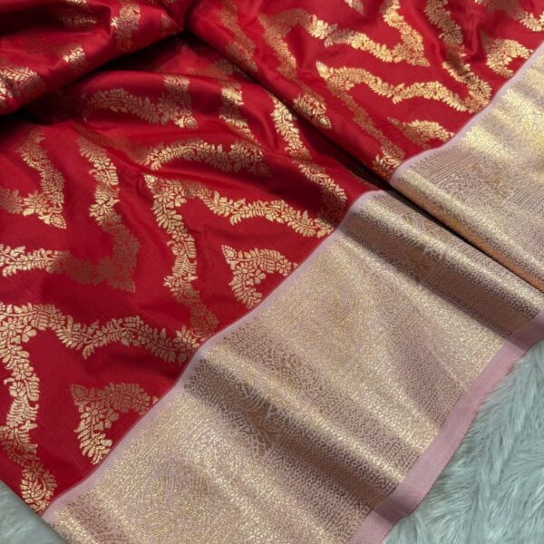 Nilambari (Soft silk) - Ferrari red