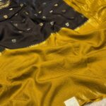 Shrivalli (Mysore silk) - Mustard & Black