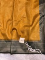 Lakshmi (Semi silk) - Mango yellow - Image 3