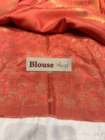 Shrivalli (Mysore silk) - Coffee & Orange - Image 6