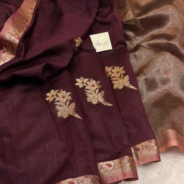 Arunthathi (Silk cotton) - Burgundy