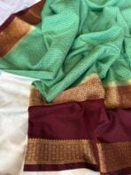 Rettapetta Heritage edition (Mysore silk) - Seafoam