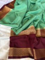Rettapetta Heritage edition (Mysore silk) - Seafoam