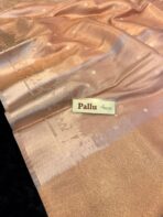 Kashi Vaibhavam (Banarasi soft silk) - Tan beige - Image 5