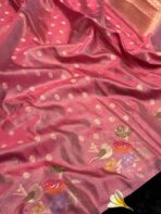 Mayura (Banaras silk) - Dusty pink - Image 3