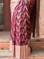 Nilambari (Soft silk) - Deep purple - Image 5