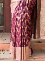 Nilambari (Soft silk) - Deep purple - Image 5