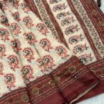 Sanata (Cotton Chanderi ) - Brown
