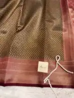 Lakshmi (Semi silk) - Mocha brown - Image 3