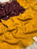 Shrivalli (Mysore silk) - Kaapi & Mustard - Image 4