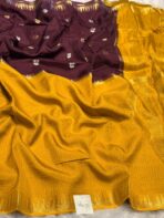 Shrivalli (Mysore silk) - Kaapi & Mustard - Image 3