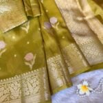 Mayura (Banaras silk) - Mustard yellow