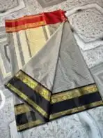 Mayilini (Banarasi soft silk) - Ganga Yamuna - Image 5