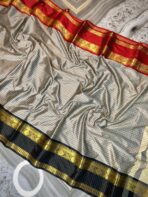 Mayilini (Banarasi soft silk) - Ganga Yamuna - Image 4