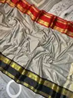 Mayilini (Banarasi soft silk) - Ganga Yamuna - Image 4