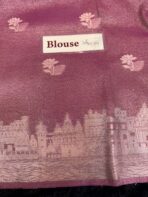 Kashi Vaibhavam (Banarasi soft silk) - Dusty rose - Image 7