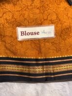 Kavyam (Mul Chanderi) - Mustard - Image 5