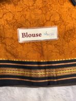 Kavyam (Mul Chanderi) - Mustard - Image 5